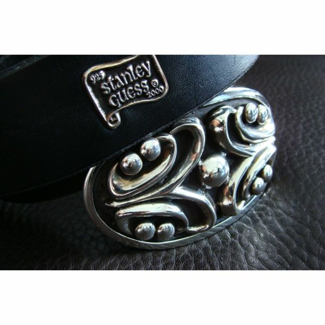 STANLEY GUESS - STANLEY GUESS スタンリーゲス 本物 レザー STANLEY GUESS - STANLEY GUESS スタンリーゲス 本物 レザー