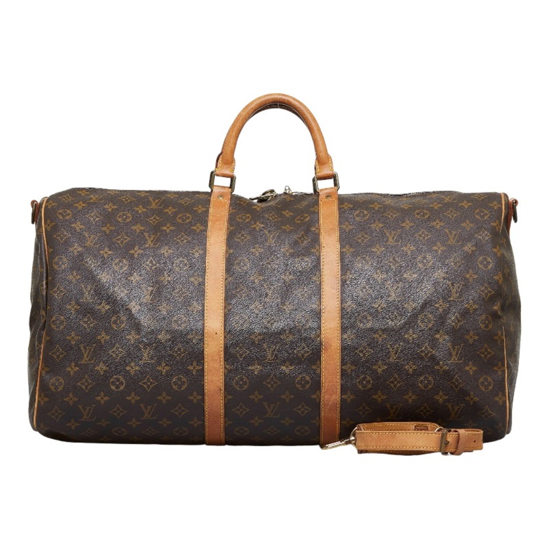 ルイ ヴィトン モノグラム キーポル バンドリエール60 ボストンバッグ ショルダーバッグ 2WAY M41412 PVC レディース LOUIS VUITTON 【1-0102585】約52cm開閉式