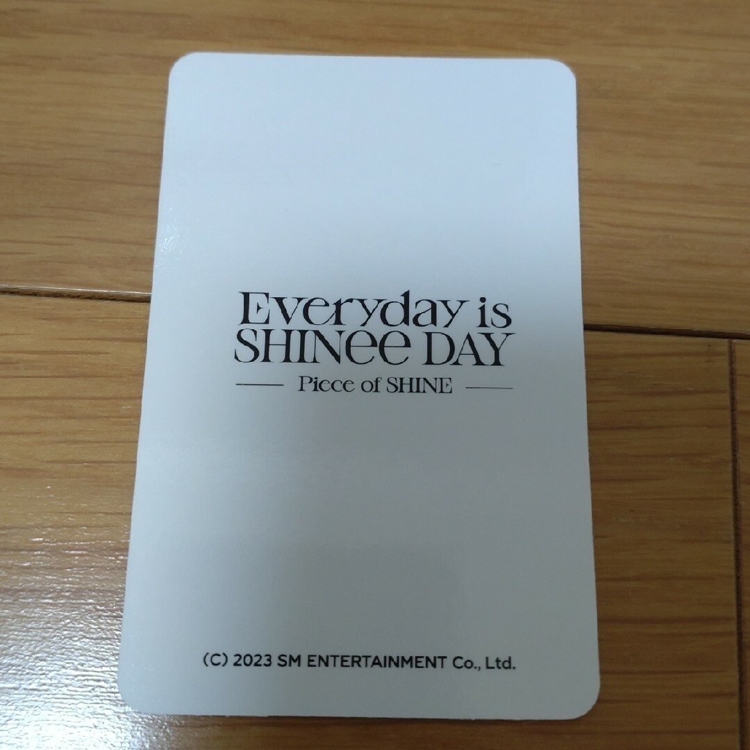 SHINee(シャイニー)のSHINee ONEW オニュ トレカ 15周年 ファンミ エンタメ/ホビーのトレーディングカード(その他)の商品写真