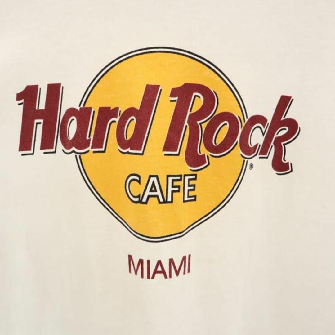 Hard Rock CAFE - ハードロックカフェ USA製 半袖 Tシャツ L ホワイト