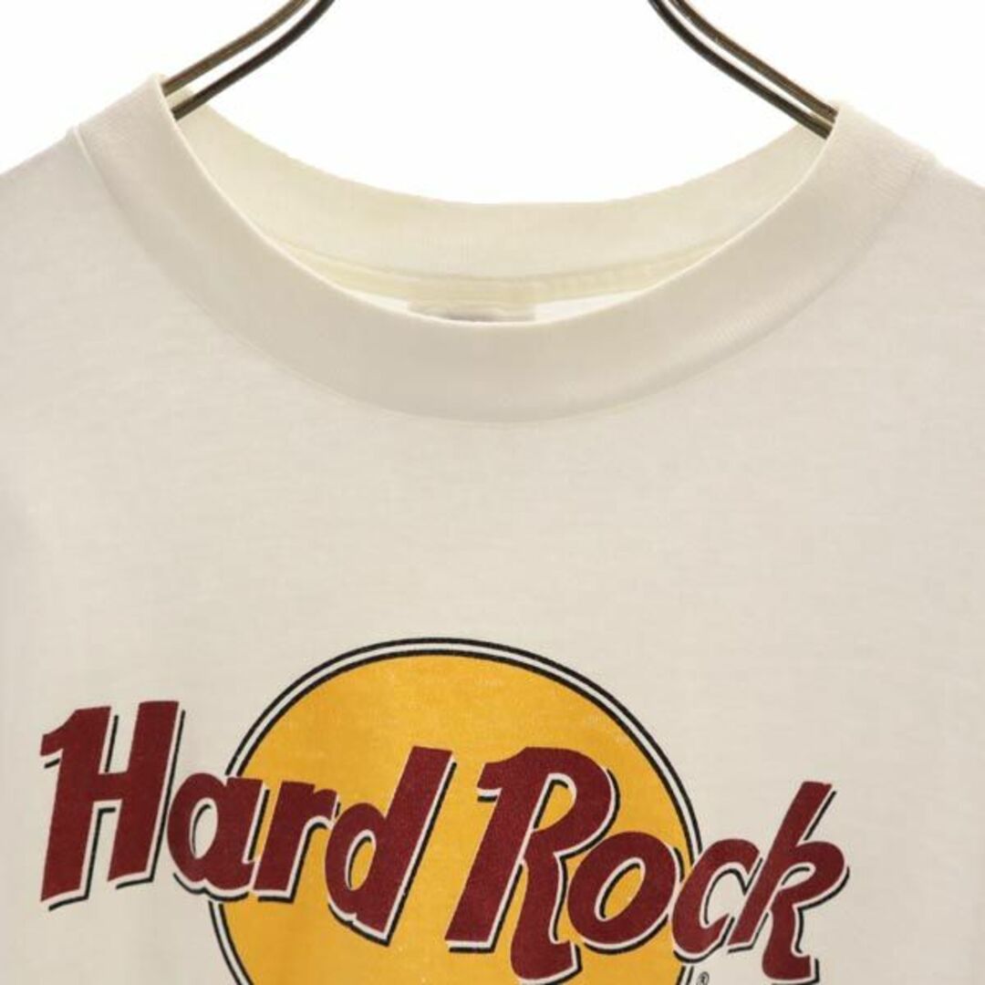 Hard Rock CAFE - ハードロックカフェ USA製 半袖 Tシャツ L ホワイト