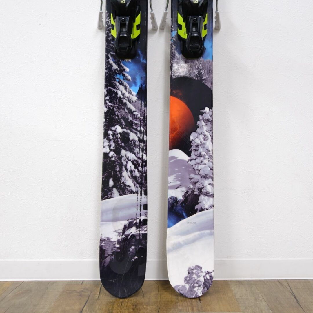 サロモン SALOMON ROCKER2 ロッカー 182cm 108mm ビンディング STH13 スキー板 カービング ファット アウトドアカラー-