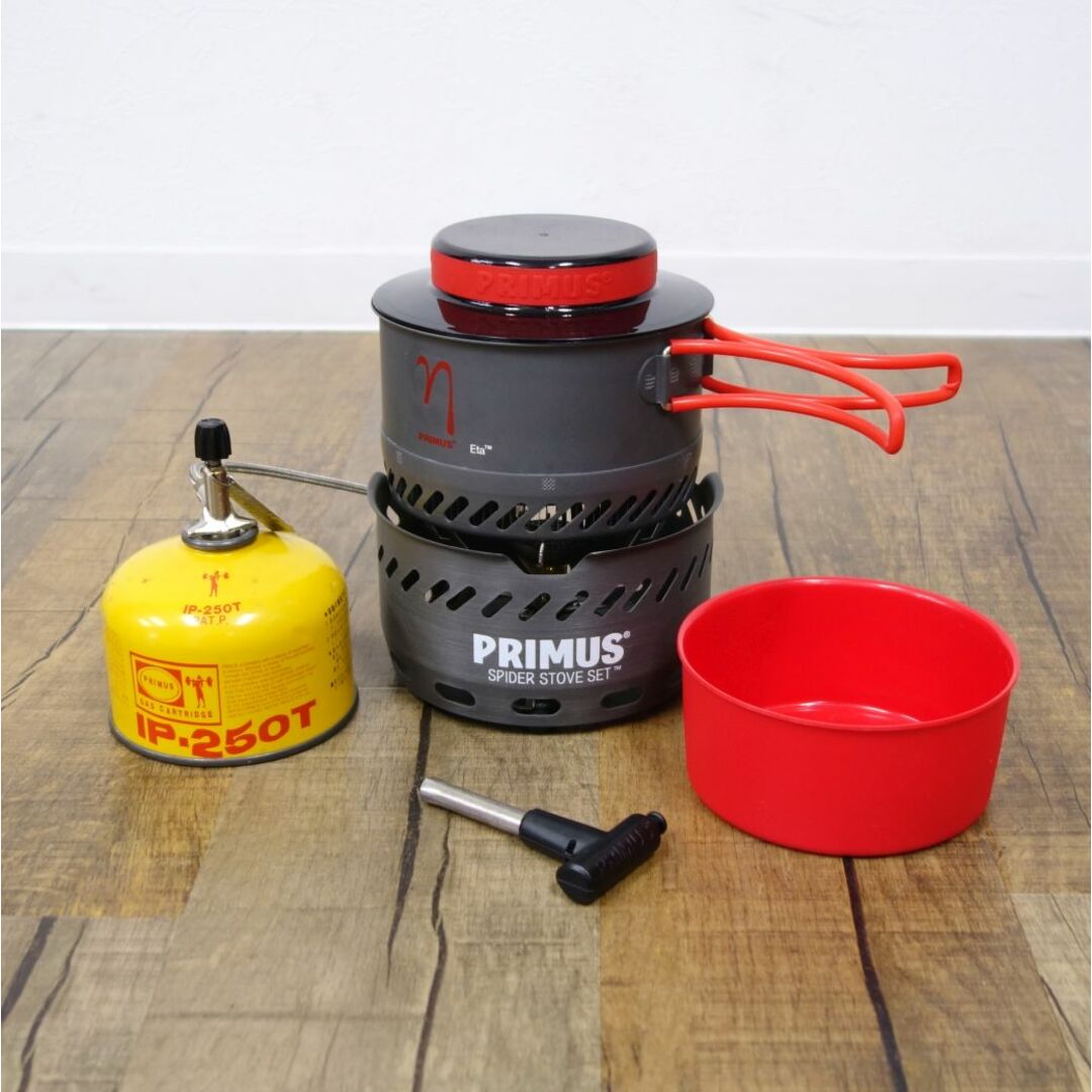 プリムス PRIMUS シングル ガスバーナー イータスパイダーストーブ  セット Eta Spider Stove Set キャンプ 登山 アウトドア