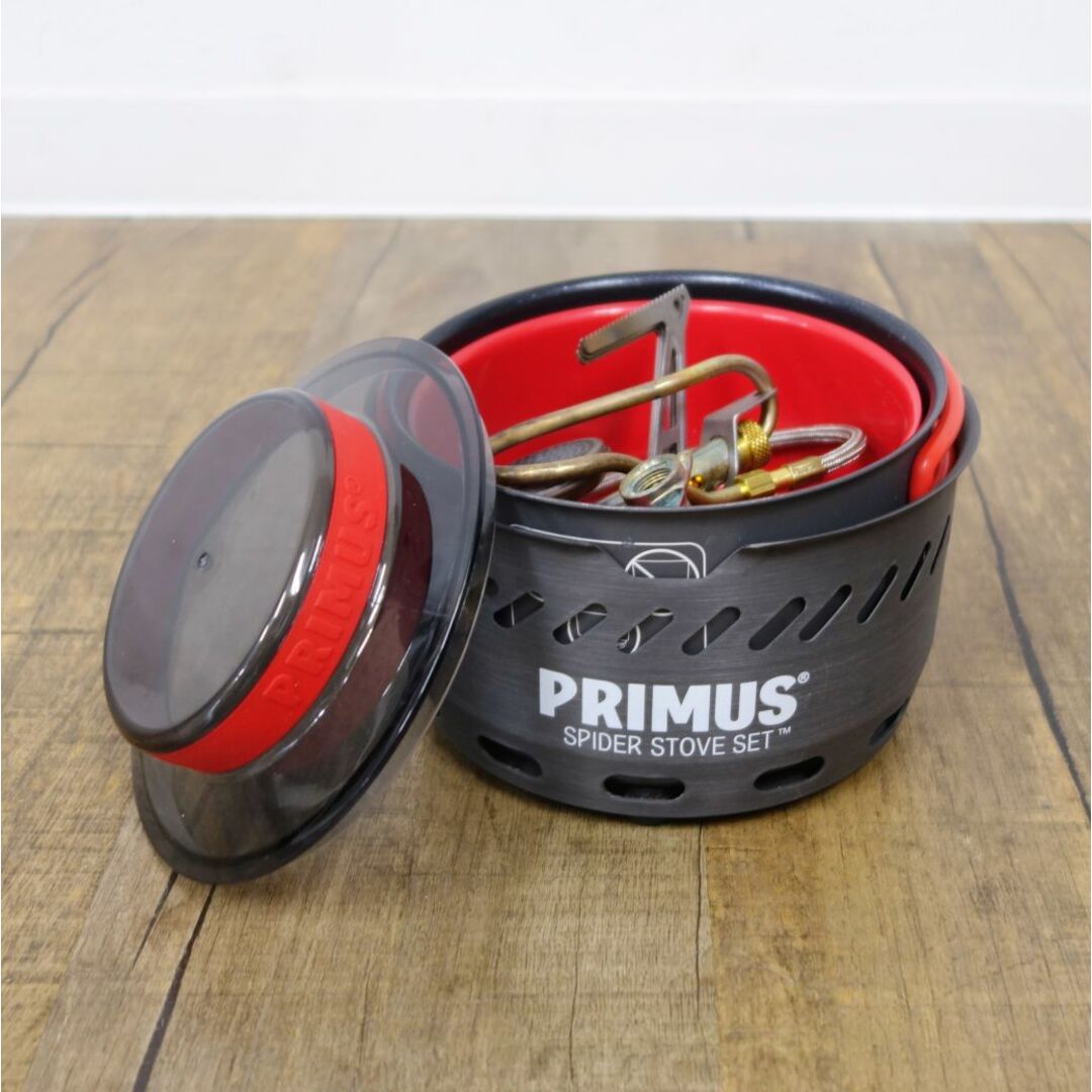 PRIMUS(プリムス)のプリムス PRIMUS シングル ガスバーナー イータスパイダーストーブ  セット Eta Spider Stove Set キャンプ 登山 アウトドア スポーツ/アウトドアのアウトドア(ストーブ/コンロ)の商品写真