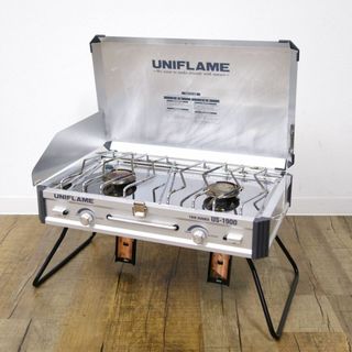 ユニフレーム(UNIFLAME)のユニフレーム UNIFLAME ツインバーナー US-1900 ツーバーナー キャンプ アウトドア バーベキュー(ストーブ/コンロ)