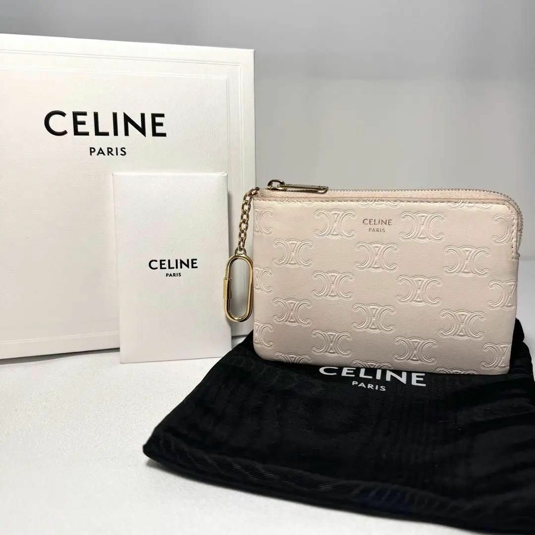 celine - 【箱付・布袋】セリーヌ コインケース フック付き ピンク ...