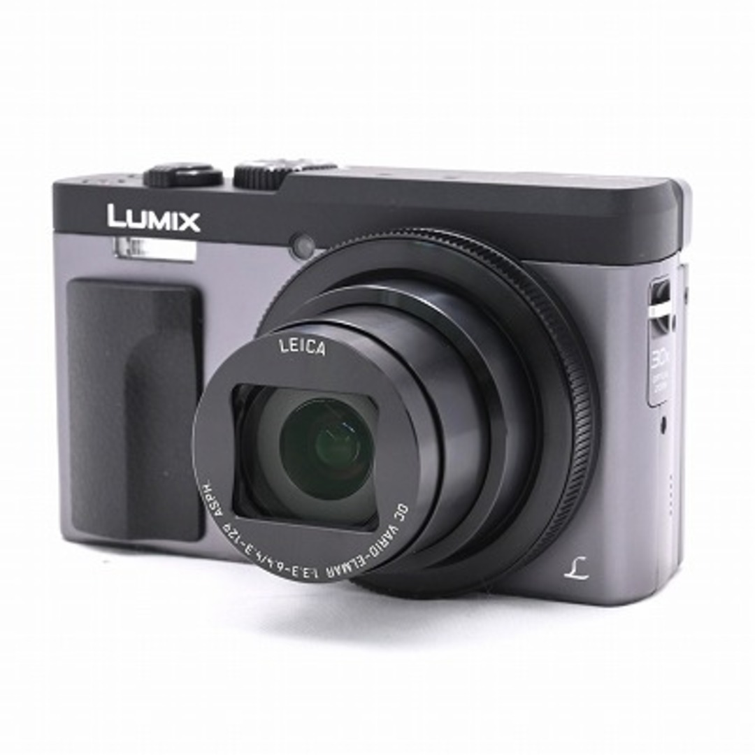 Panasonic(パナソニック)のPanasonic LUMIX DC-TZ90-S シルバー スマホ/家電/カメラのカメラ(コンパクトデジタルカメラ)の商品写真