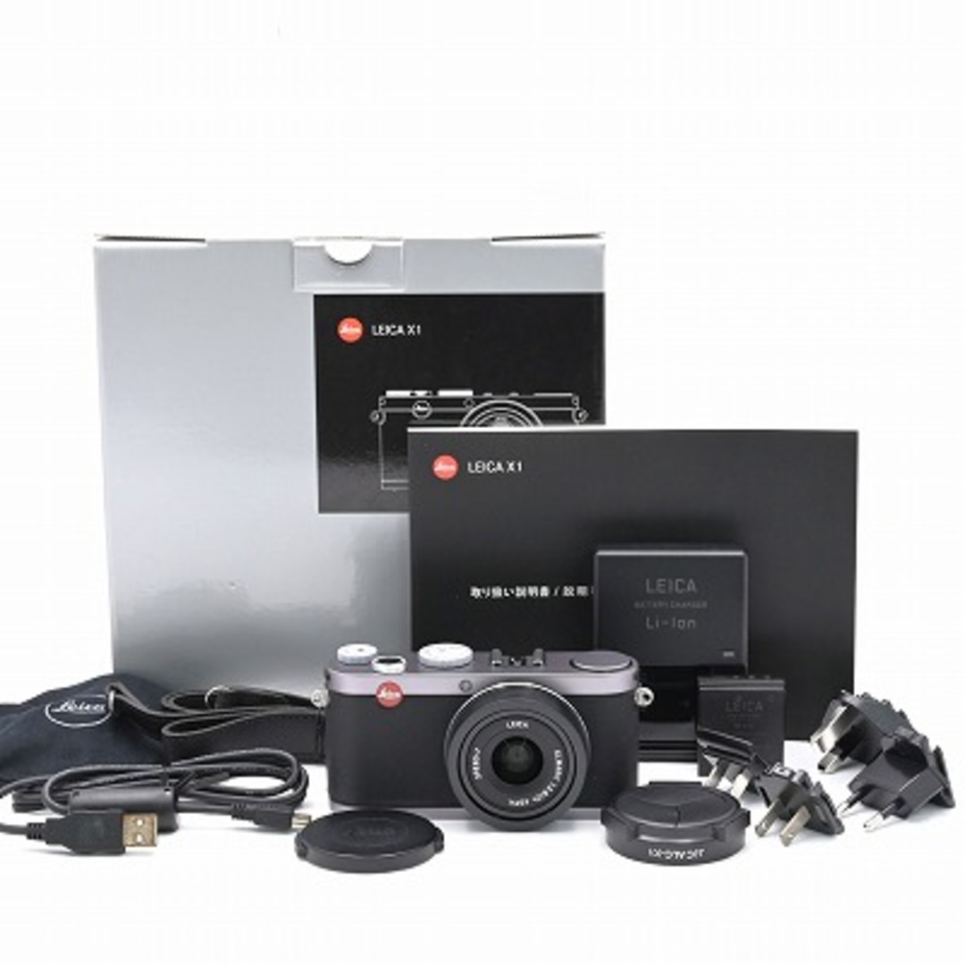 LEICA(ライカ)のLeica X1 スチールグレー スマホ/家電/カメラのカメラ(コンパクトデジタルカメラ)の商品写真