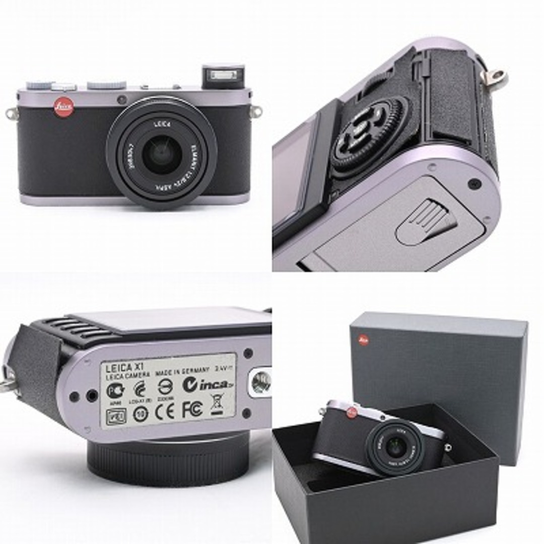 LEICA(ライカ)のLeica X1 スチールグレー スマホ/家電/カメラのカメラ(コンパクトデジタルカメラ)の商品写真