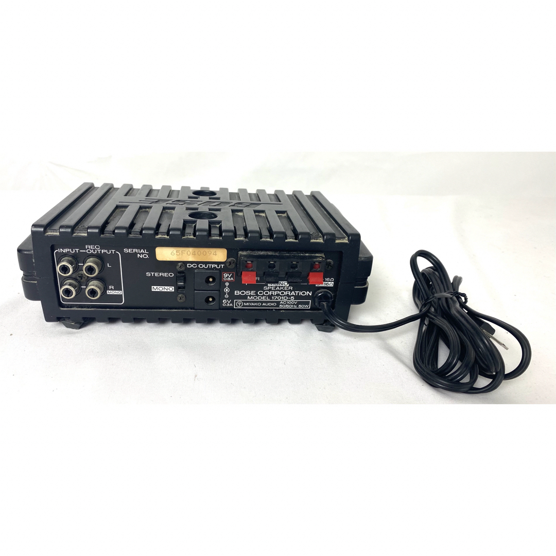 BOSE - 名機 BOSE ボーズ 1701D-5 パワーアンプ トランジスター BOSE - 名機 BOSE ボーズ 1701D-5 パワーアンプ トランジスター