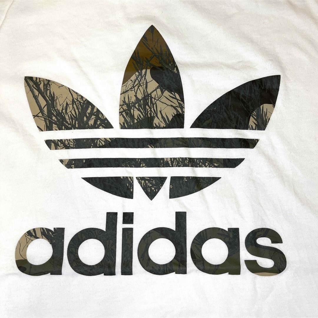 adidas(アディダス)の値下げ！【adidas】アディダス　カモデザイン　トレフォイルロゴ　Tシャツ メンズのトップス(Tシャツ/カットソー(半袖/袖なし))の商品写真