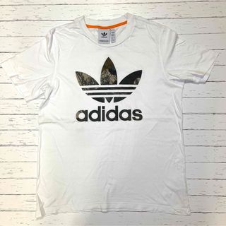 アディダス(adidas)の値下げ！【adidas】アディダス　カモデザイン　トレフォイルロゴ　Tシャツ(Tシャツ/カットソー(半袖/袖なし))