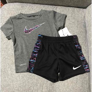 ナイキ(NIKE)の新品　NIKE ナイキ　ベビー　ドライフィット　セットアップ　80cm(Ｔシャツ)