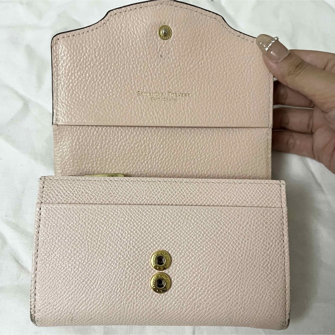 Samantha Thavasa(サマンサタバサ)のSamantha Thavasa  二つ折り財布  ピンク レディースのファッション小物(財布)の商品写真