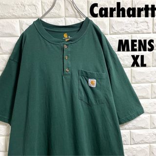 カーハート(carhartt)のカーハート　ボタンポケットTシャツ　メキシコ製　メンズXLサイズ(Tシャツ/カットソー(半袖/袖なし))