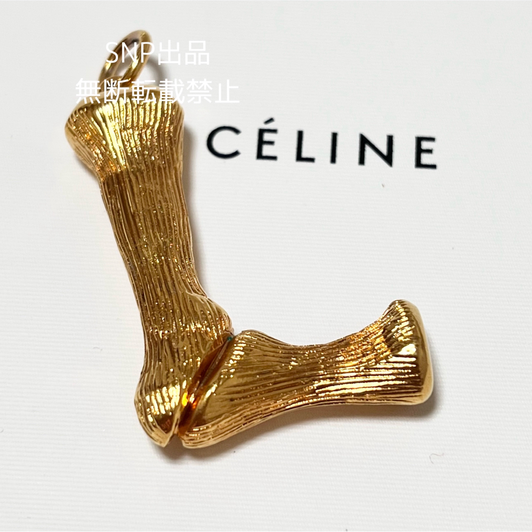 ✨超希少・美品✨CELINE トリオンフ チェーン ロングネックレス ゴールド