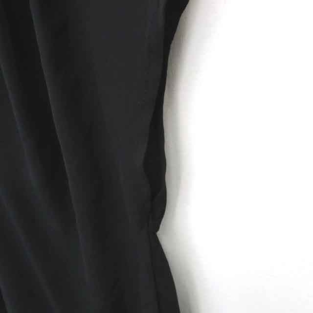 ViS(ヴィス)のビス ViS カットソー ブラウス スキッパー プルオーバー 半袖 M 黒 レディースのトップス(カットソー(半袖/袖なし))の商品写真