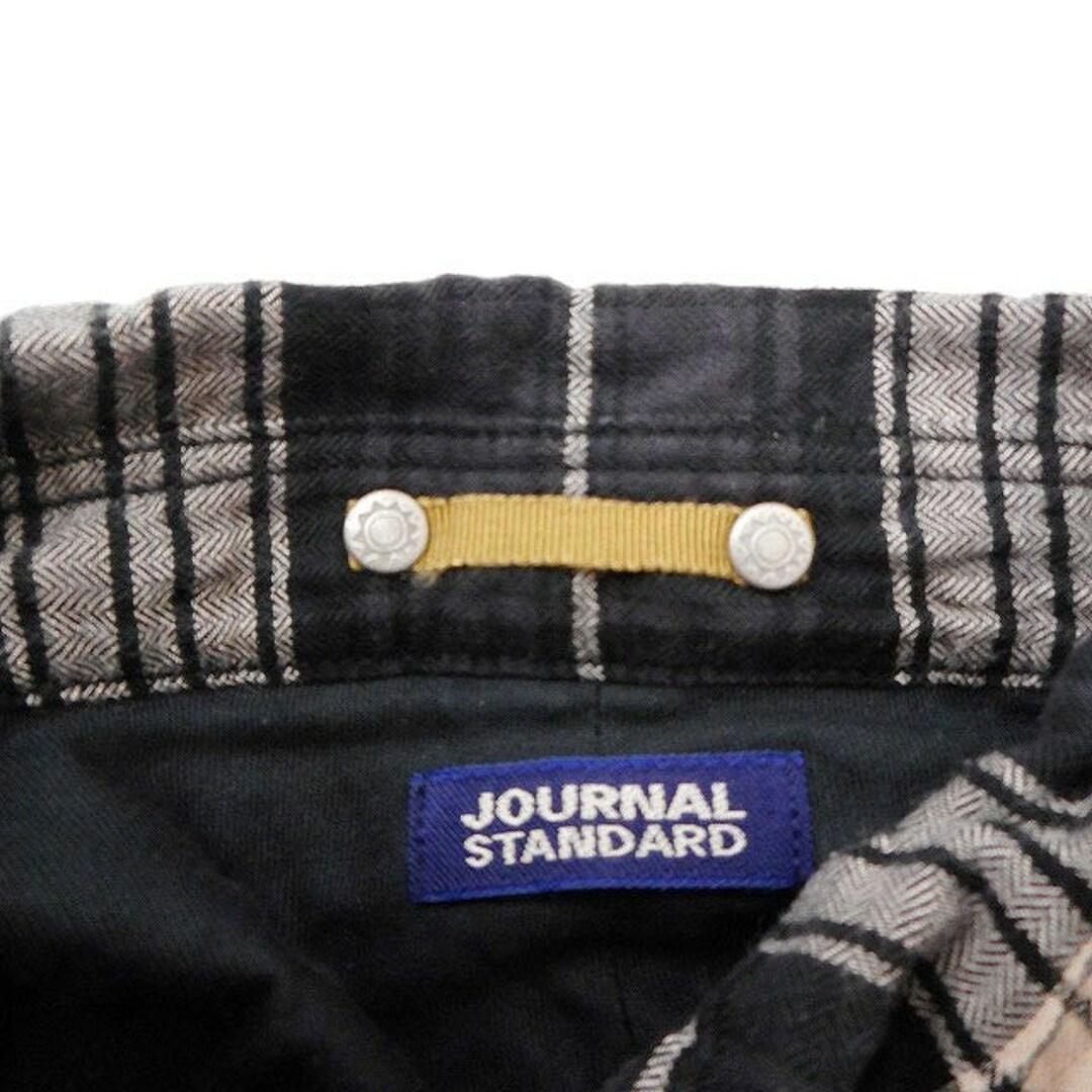 JOURNAL STANDARD(ジャーナルスタンダード)のジャーナルスタンダード JOURNAL STANDARD チェック柄 シャツ 黒 レディースのトップス(シャツ/ブラウス(長袖/七分))の商品写真