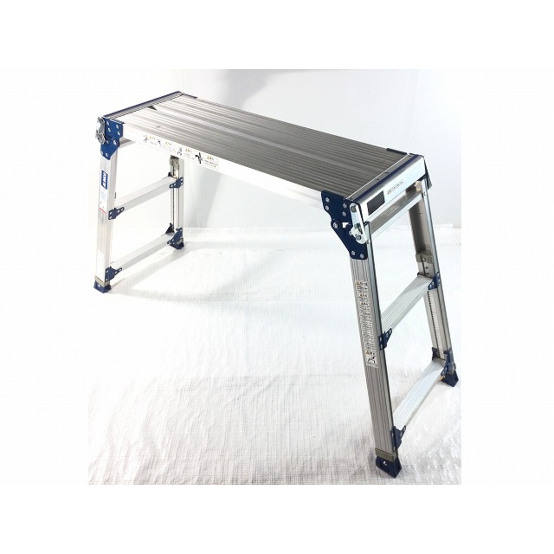 ☆中古品☆ALINCO アルインコ 足場台 最大使用質量100kg 伸縮脚付 脚立 踏み台 洗車台 71539