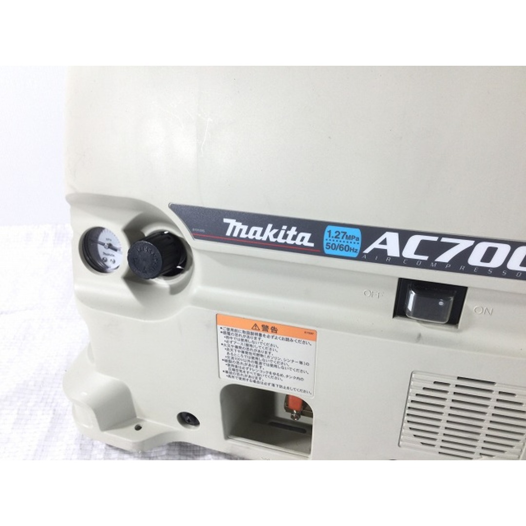 Makita ☆比較的綺麗☆makita マキタ 常圧 エアコンプレッサ AC700 50-60Hz ハンディ エアーコンプレッサー 100V  内装/建築 73309の通販 by 工具販売専門店Borderless(ラクマ店)｜マキタならラクマ