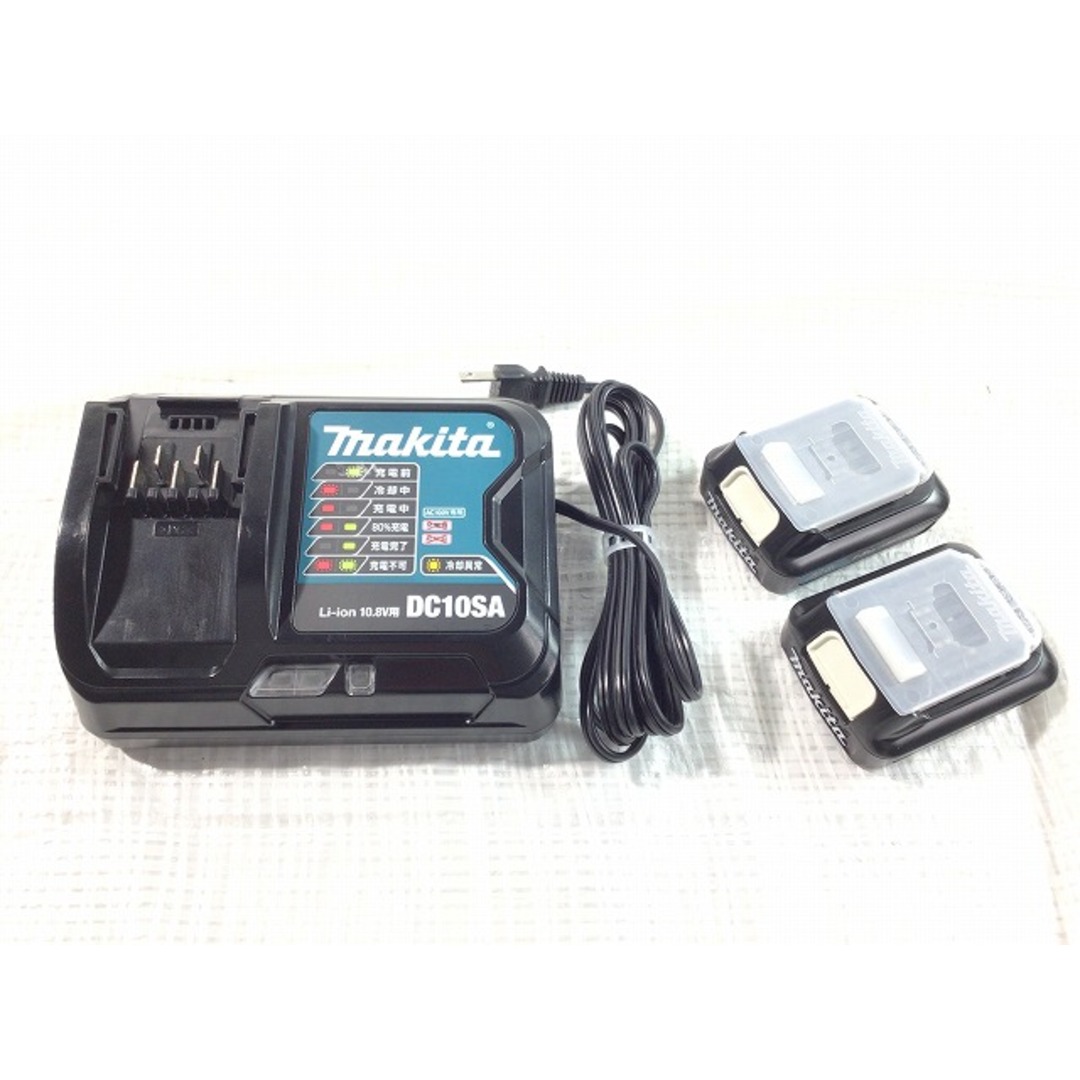 ☆比較的綺麗☆makita マキタ 10.8V 充電式インパクトドライバ TD111DSMX 4.0Ahバッテリー2個(BL1040B) 充電器(DC10SA) ケース付 60054