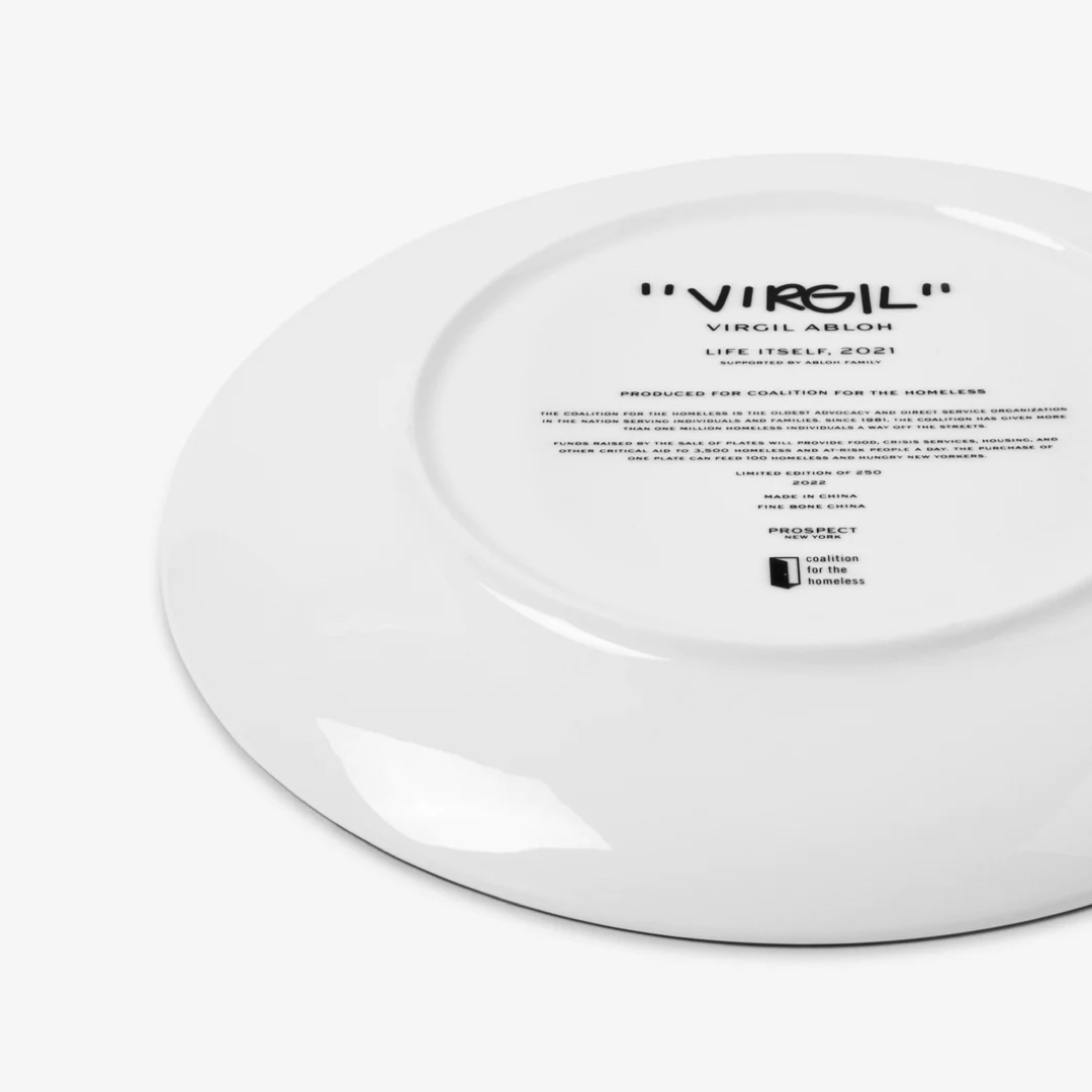 ARTIST PLATE PROJECT by Virgil Abloh