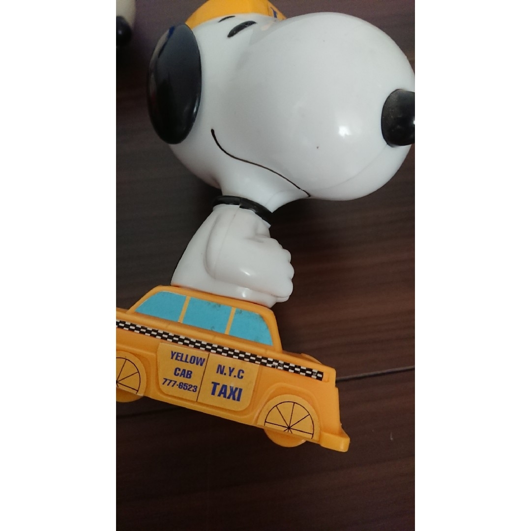 SNOOPY(スヌーピー)のスヌーピー ハッピーセット  マクドナルド バス タクシー エンタメ/ホビーのおもちゃ/ぬいぐるみ(キャラクターグッズ)の商品写真