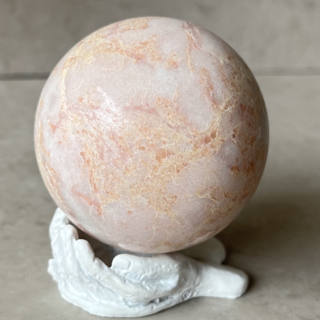 ピンクオパール　スフィア　天然石