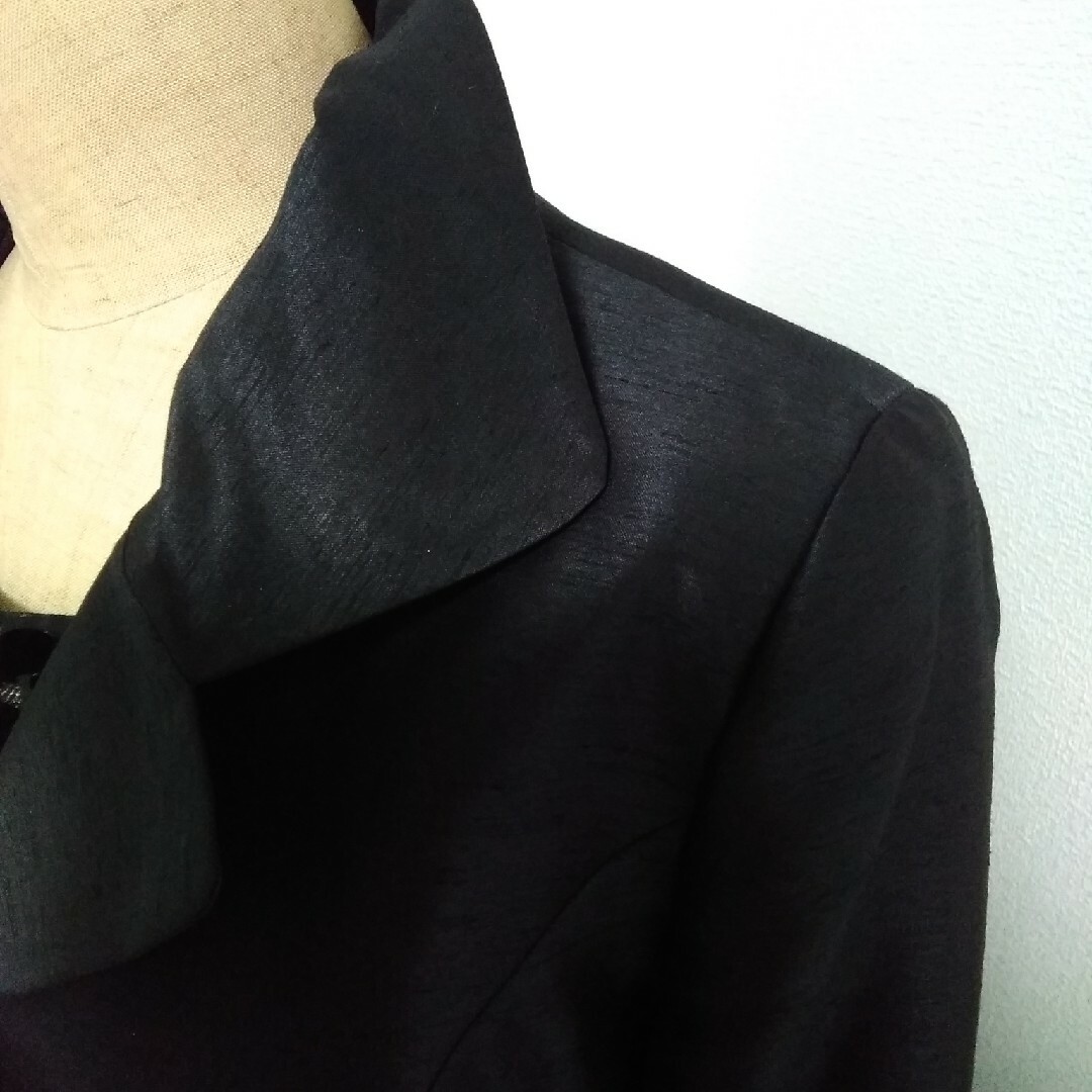 スーツ　ブラック　9号 レディースのフォーマル/ドレス(スーツ)の商品写真