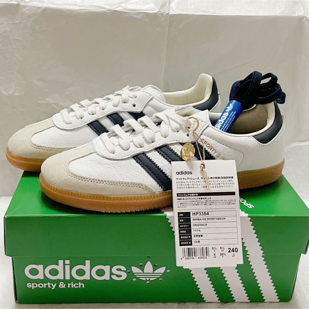adidas SAMBA OG SPORTY & RICH サンバ 白 | angeloawards.com