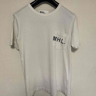 マーガレットハウエル(MARGARET HOWELL)のMHL エムエイチエル ポケットロゴTシャツ(Tシャツ/カットソー(半袖/袖なし))