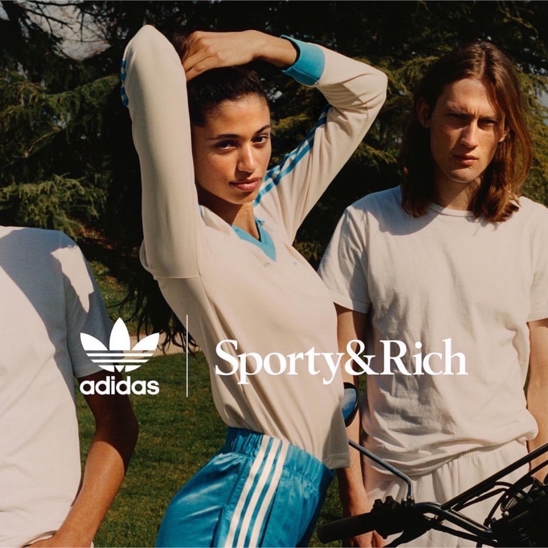 adidas SPORTY & RICH 長袖ポロシャツ ロンT アディダス S-