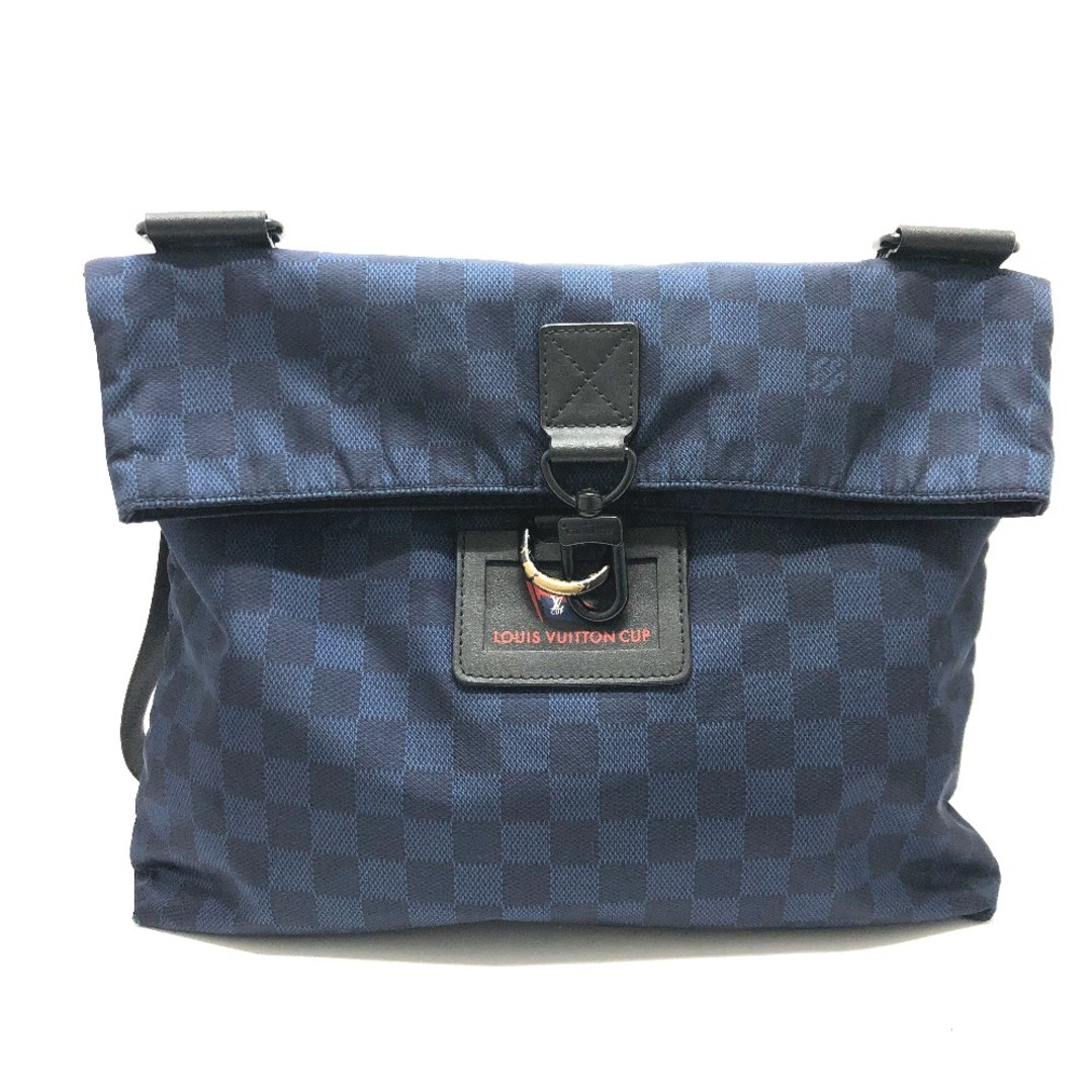 ルイヴィトン LOUIS VUITTON アリゼ  ヴィトンカップ N41251 ダミエチャレンジ 肩掛けカバン ショルダーバッグ ナイロン ネイビー