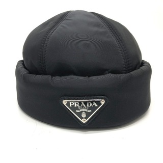 プラダ(PRADA)のプラダ PRADA RE-NYRON 2HC168 トライアングルロゴ ファッション小物 帽子 ナイロン ブラック(その他)