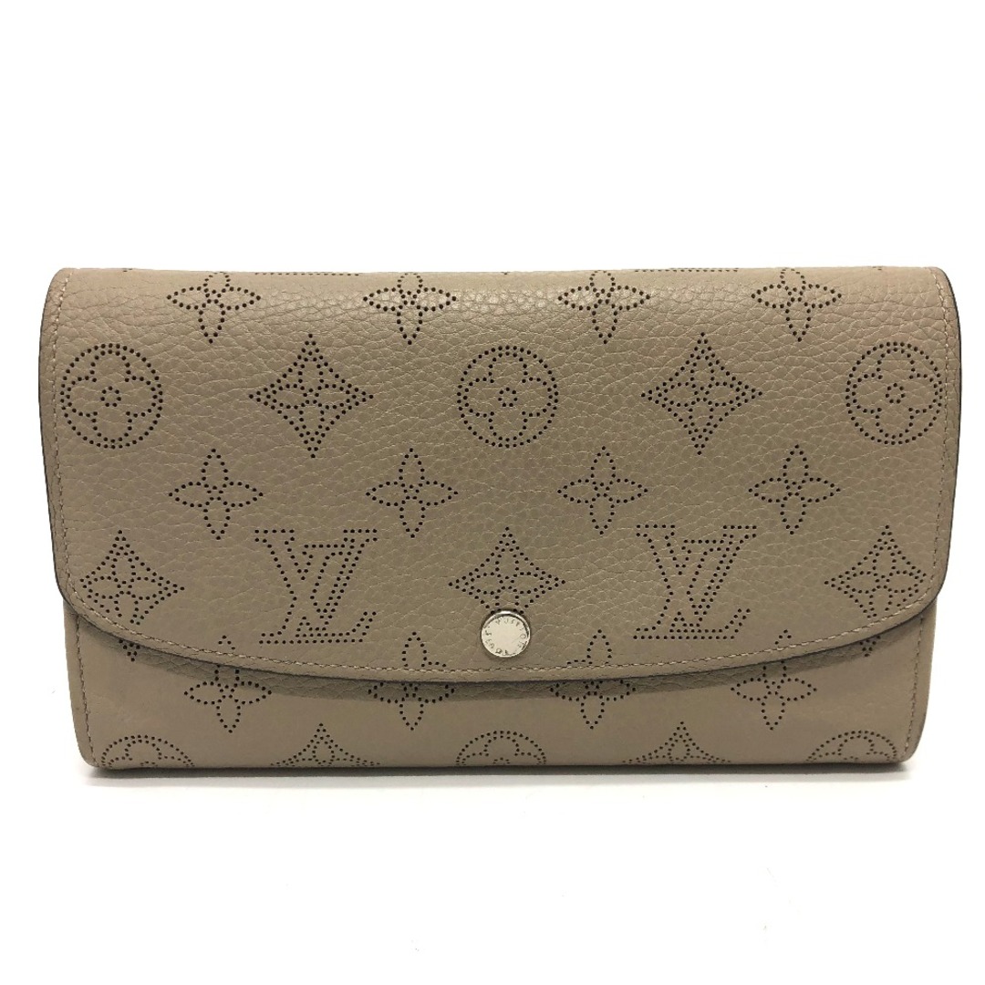 ルイヴィトン LOUIS VUITTON ポルトフォイユ・イリス M60144 財布 2つ折り財布 モノグラムマヒナレザー ガレ ベージュ