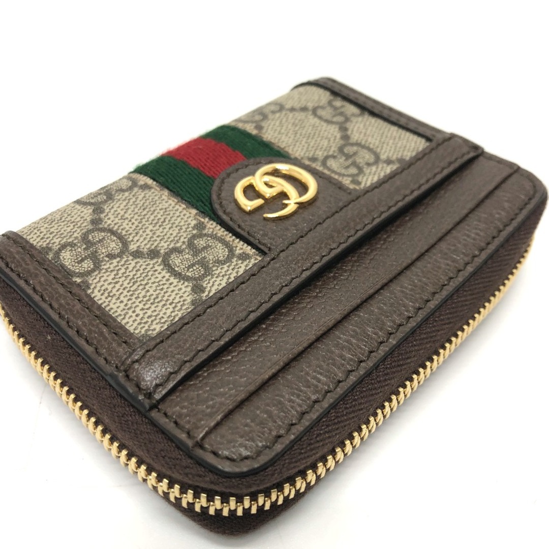 グッチ GUCCI カードケース ウォレット 658552 GG オフィディア コインケース カードケース ブラウン 未使用