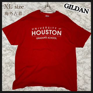 ギルタン(GILDAN)の15. XL レッド 赤 古着 Tシャツ 半袖 ギルダン メンズ レディース(Tシャツ/カットソー(半袖/袖なし))