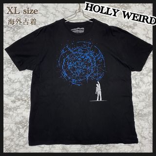 16. XL ブラック 黒 古着 Tシャツ 半袖  メンズ レディース 男女兼用(Tシャツ/カットソー(半袖/袖なし))