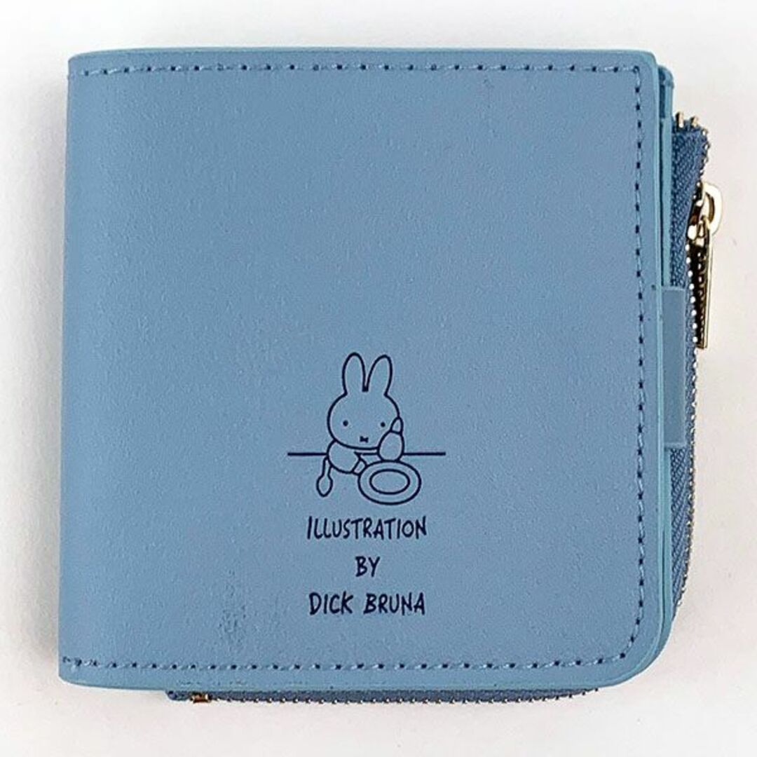 ミッフィー miffy ハーフ財布/ BL コンパクトウォレット ブルー