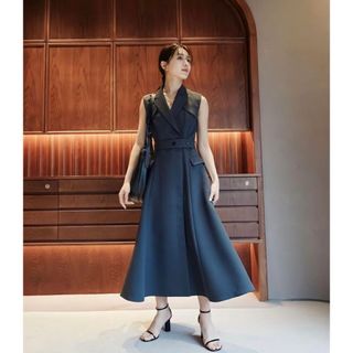 アニュアンス(ánuans)の【新品未使用】L'AUBE BLANE＊Sleeveless CoatDress(ロングワンピース/マキシワンピース)