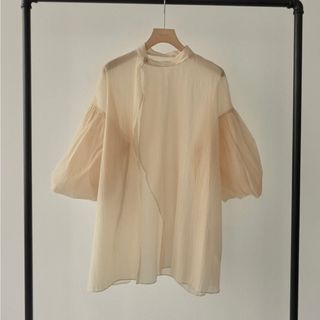 ドゥーズィエムクラス(DEUXIEME CLASSE)の【Èaphi】volume sleeve sheer blouse(シャツ/ブラウス(長袖/七分))