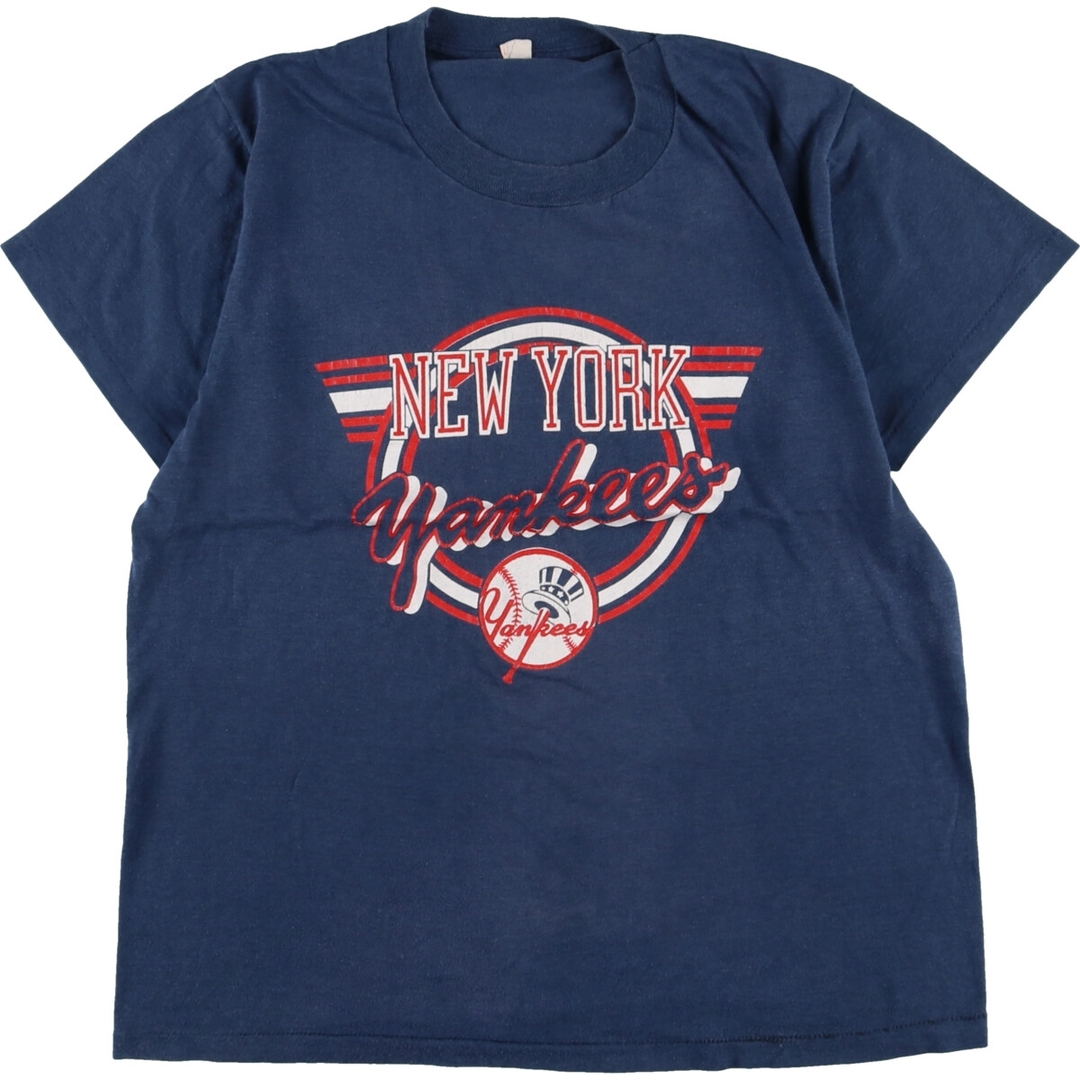 90年代 スクリーンスターズ SCREEN STARS MLB NEW YORK YANKEES ニューヨークヤンキース スポーツプリントTシャツ USA製 メンズS ヴィンテージ /eaa343381