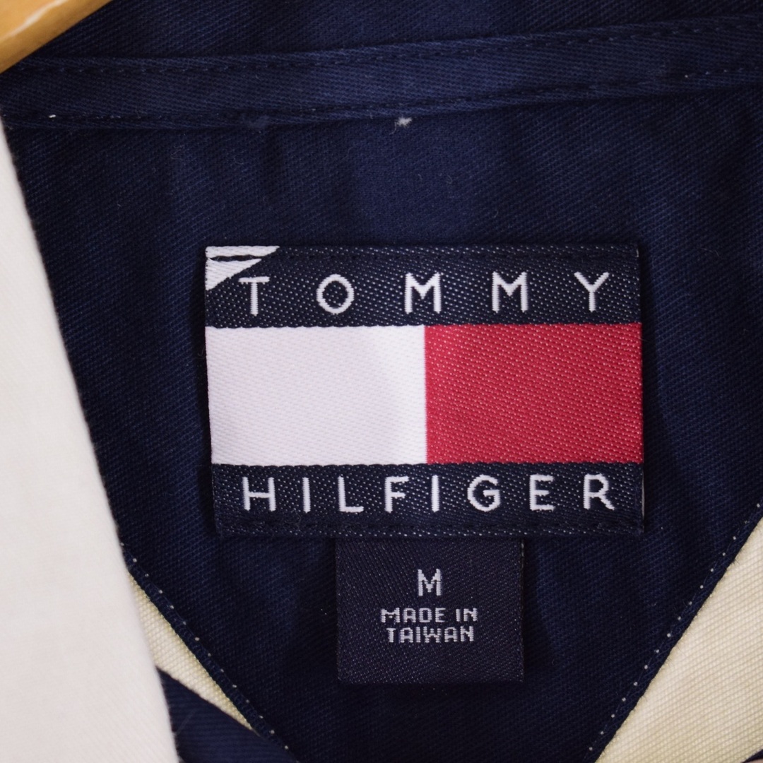 TOMMY HILFIGER(トミーヒルフィガー)の古着 90年代 トミーヒルフィガー TOMMY HILFIGER 長袖 オックスフォード ボタンダウンシャツ メンズM ヴィンテージ /eaa341150 メンズのトップス(シャツ)の商品写真