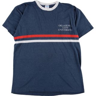 チャンピオン(Champion)の古着 70年代 チャンピオン Champion バータグ カレッジTシャツ USA製 メンズM ヴィンテージ /eaa346091(Tシャツ/カットソー(半袖/袖なし))