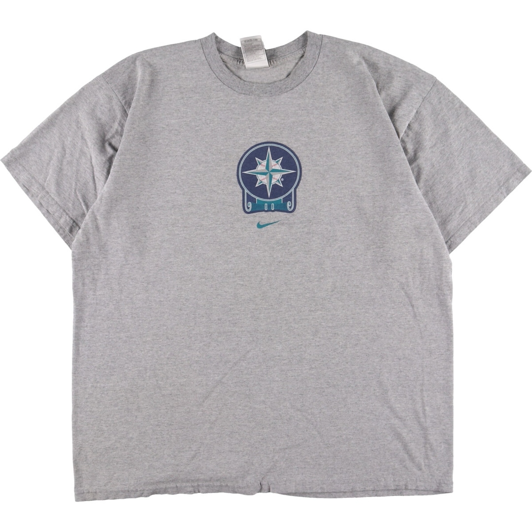 ナイキ NIKE MLB SEATTLE MARINERS シアトル マリナーズ 両面プリント スポーツプリントTシャツ メンズXL /eaa343377