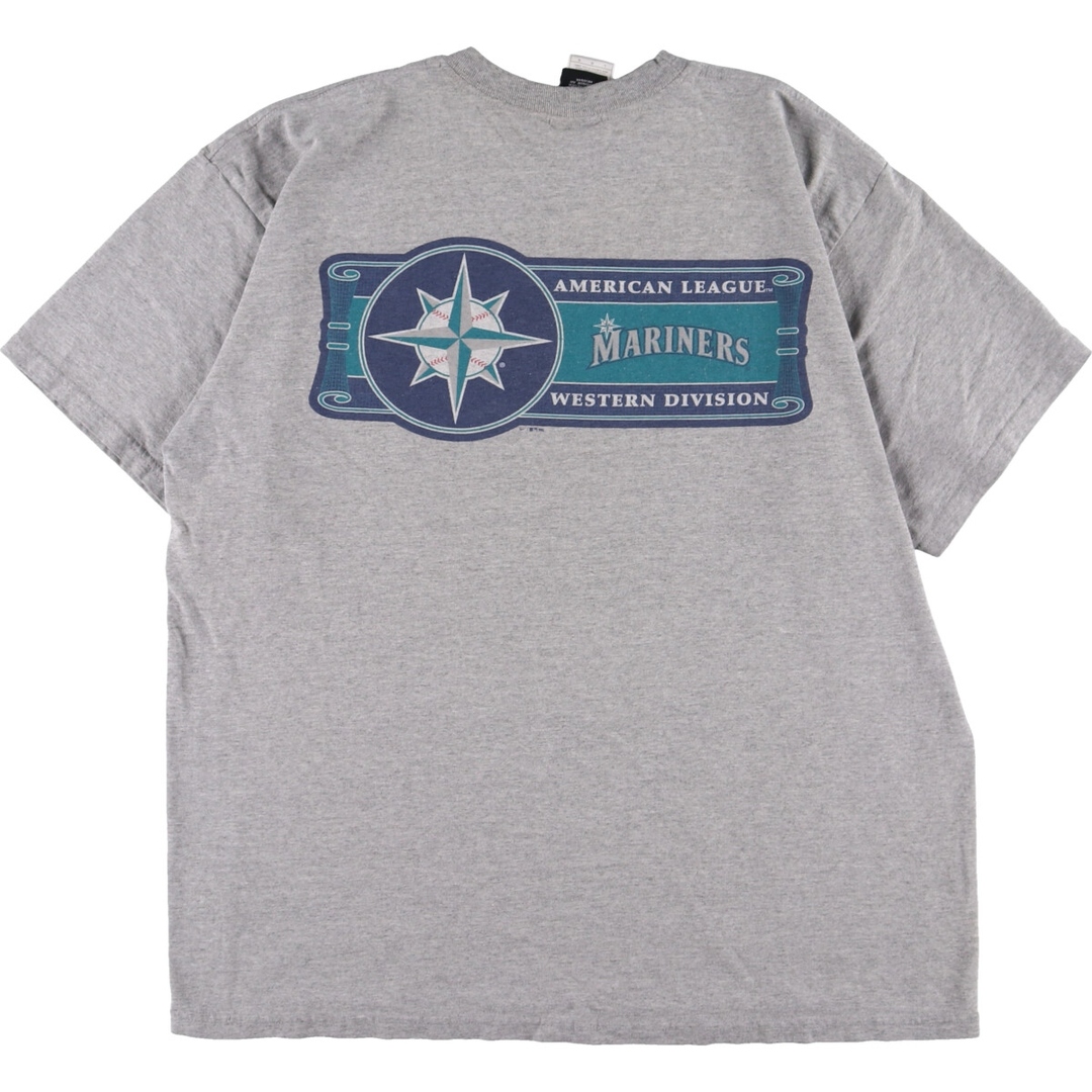 ナイキ NIKE MLB SEATTLE MARINERS シアトル マリナーズ 両面プリント スポーツプリントTシャツ メンズXL /eaa343377