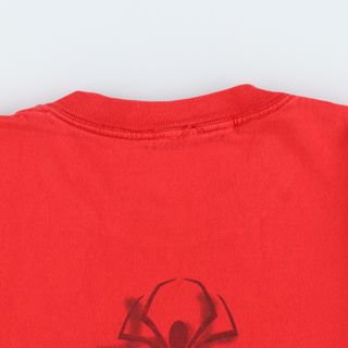 Giant SPIDER MAN スパイダーマン 大判プリント 映画 ムービーTシャツ メンズM /eaa347331