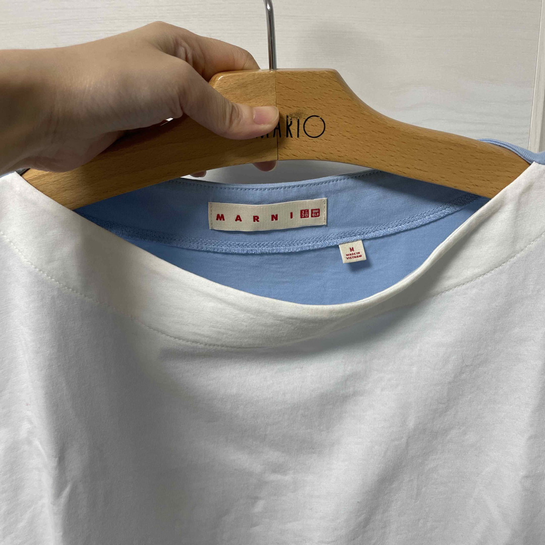 UNIQLO(ユニクロ)の【UNIQLO &マルニ】コラボTシャツ レディースのトップス(Tシャツ(半袖/袖なし))の商品写真