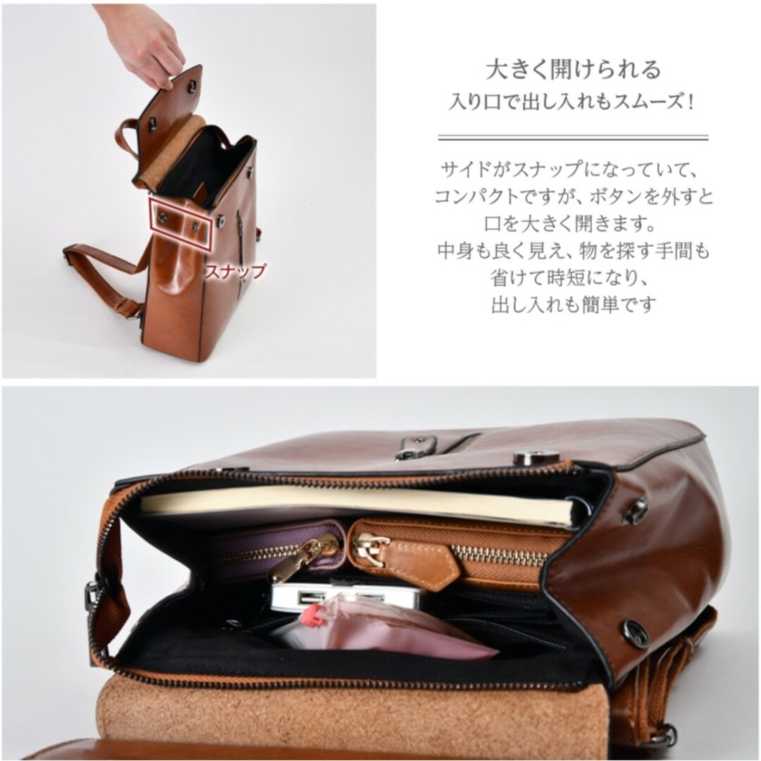 新品　本革リュック