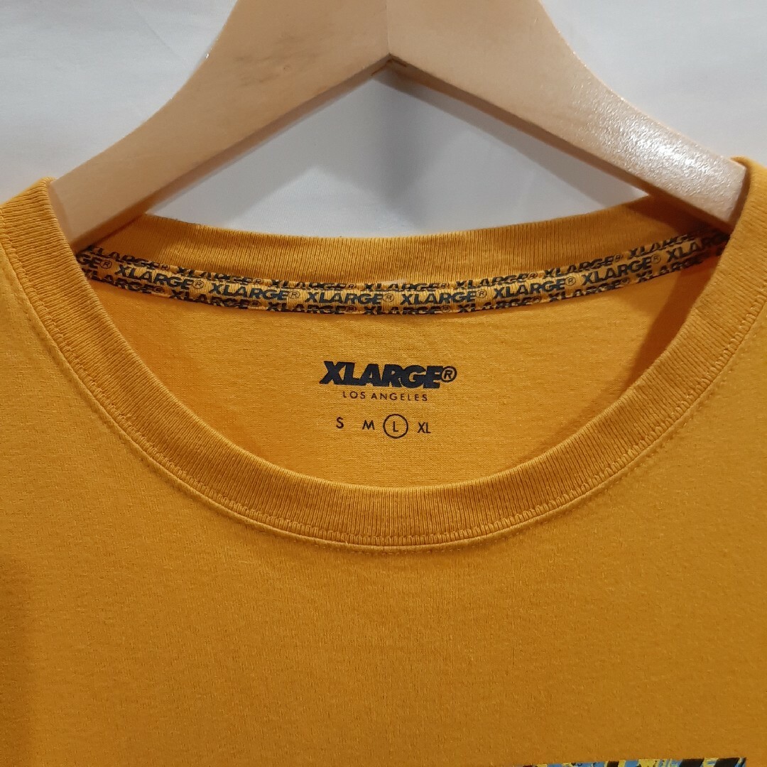 XLARGE(エクストララージ)のXLARGE エクストララージ　Tシャツ　古着　ストリート　イエロー メンズのトップス(Tシャツ/カットソー(半袖/袖なし))の商品写真